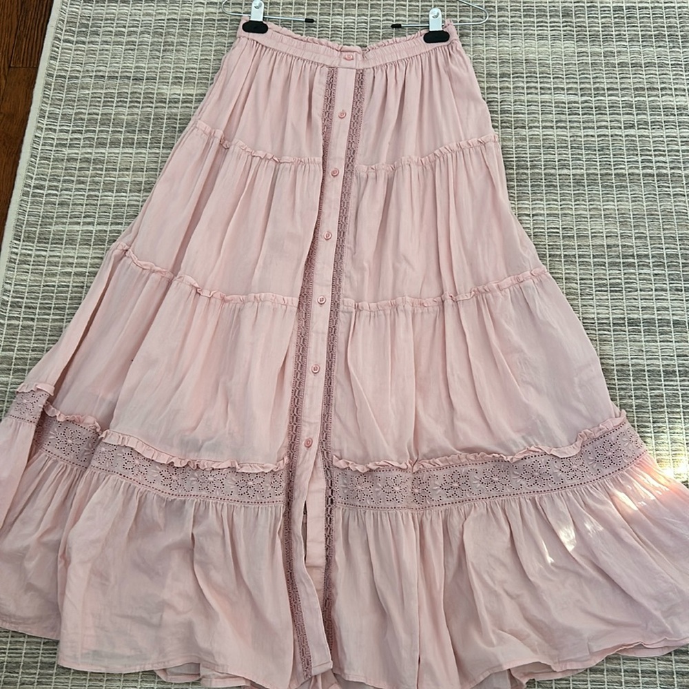 Love shack fancy x gap maxi skirt